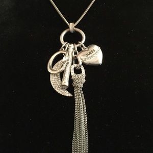 GUESS MULTI CHARM NECKLACE